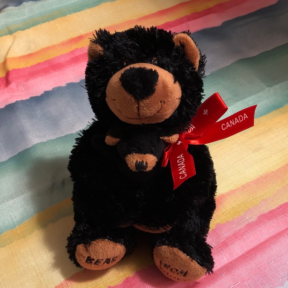 🛍️5/$20🛍️Black Bear and Baby Bear Plush